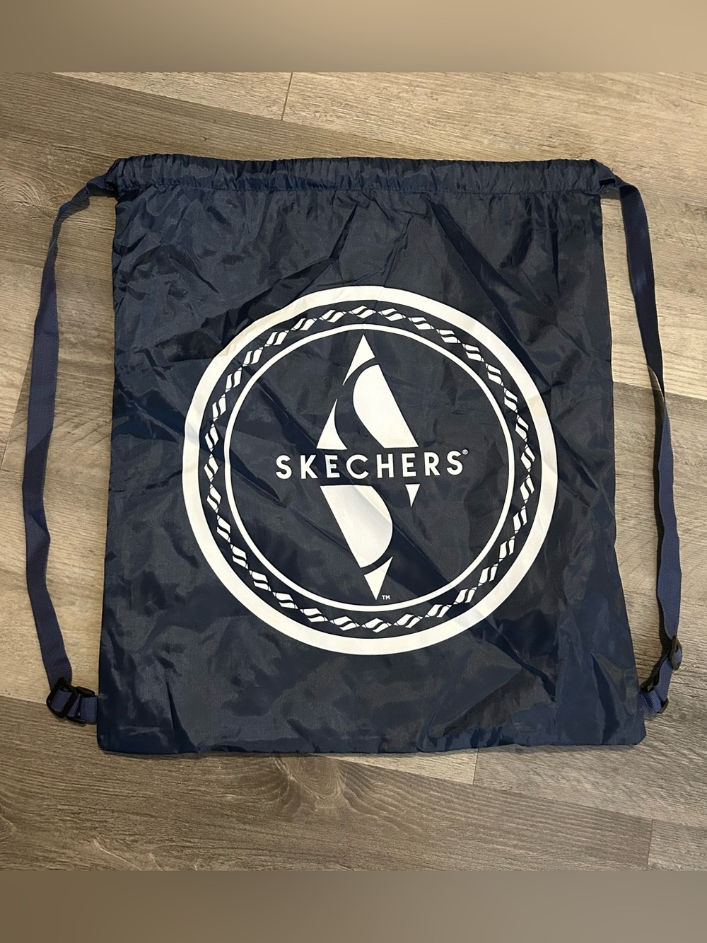 NWOT Skechers Blue Athletic Drawstring Cinch Bag